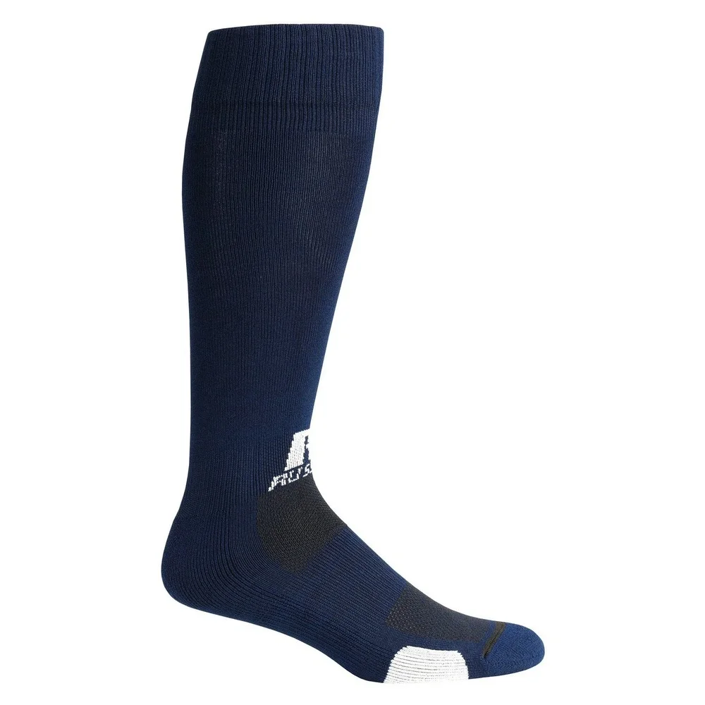 Russell Athletic All Sport Socks Mens Small Navy White NWOT Arch Support RTS01AS